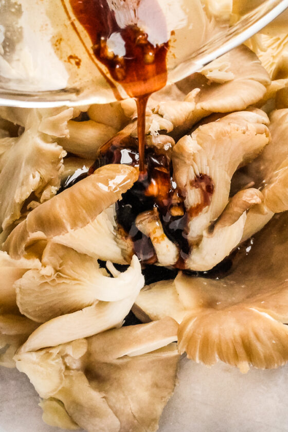 Air Fryer Oyster Mushroom Steaks Happy Veggie Kitchen