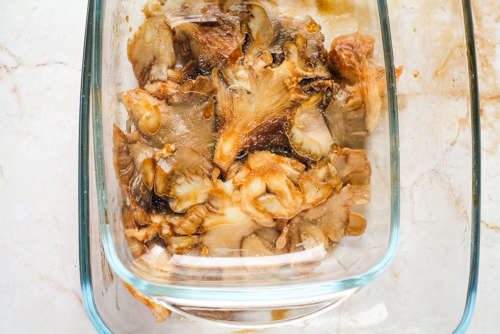 Air Fryer Oyster Mushroom Steaks Happy Veggie Kitchen