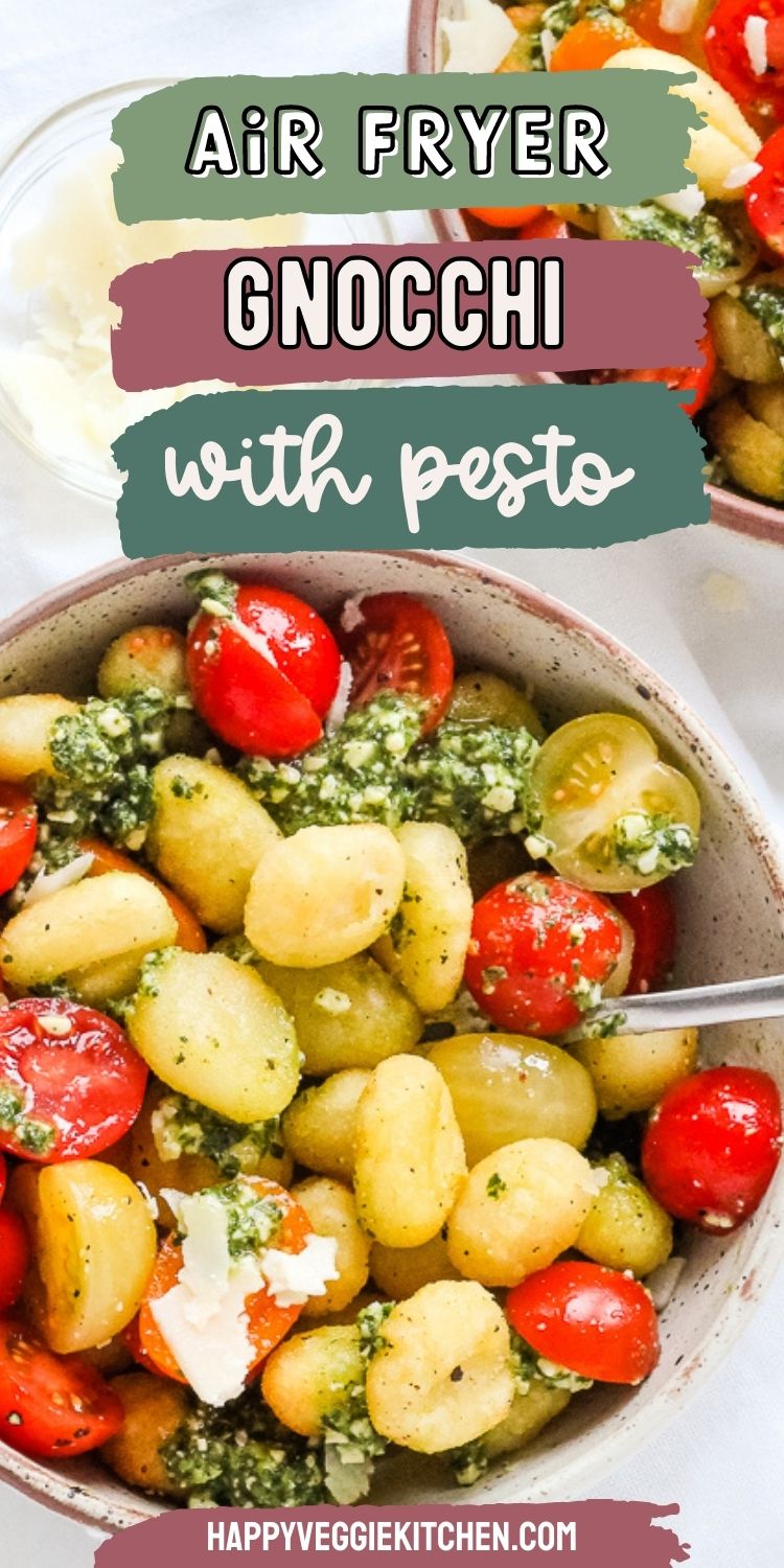 Air Fryer Gnocchi with Pesto Happy Veggie Kitchen