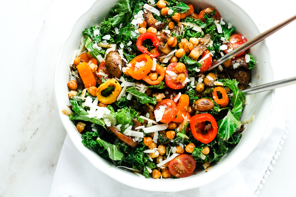 Sauteed Kale Salad Happy Veggie Kitchen