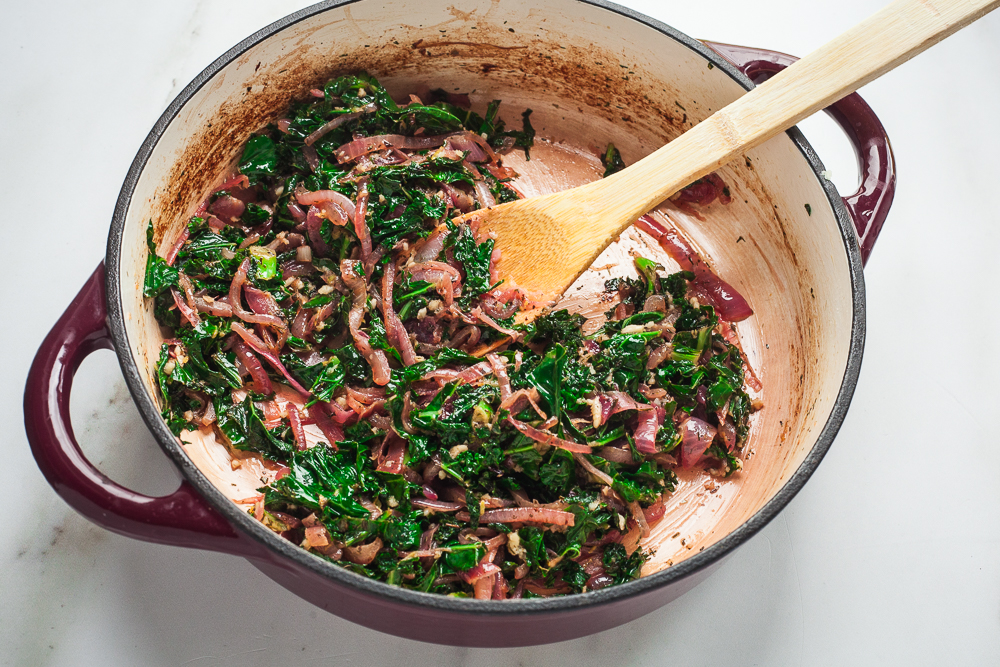 Feta & Kale Rice Happy Veggie Kitchen