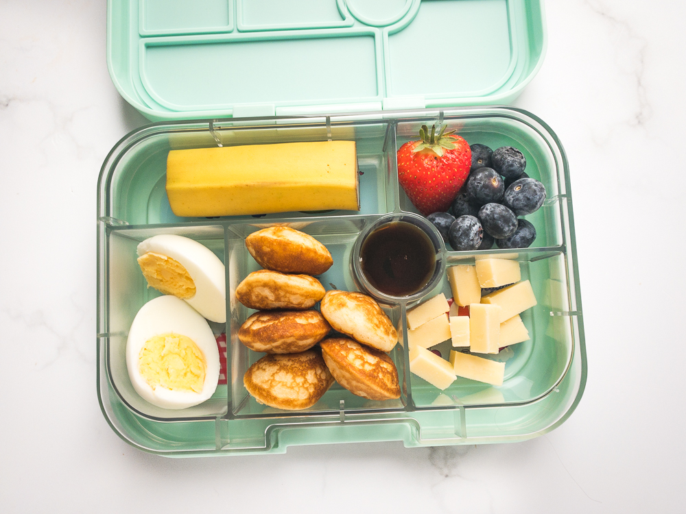 Mini Pancake Bento Box Lunch Happy Veggie Kitchen