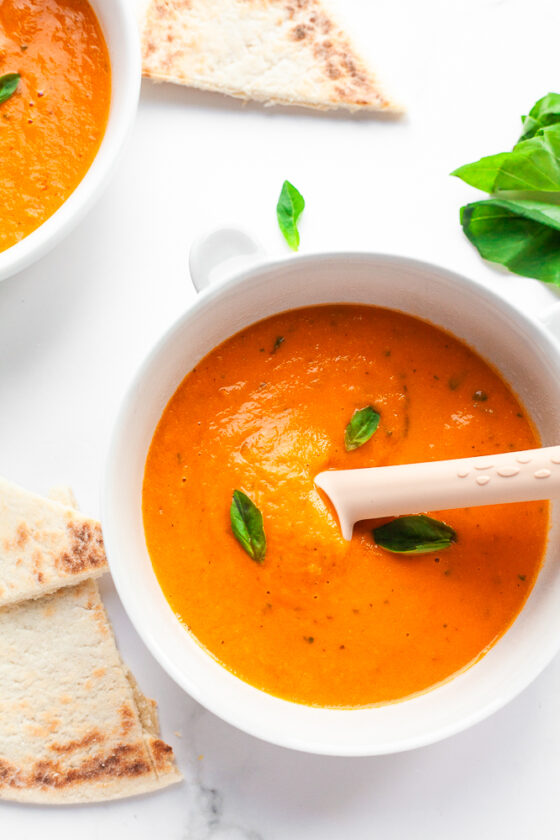 Roasted Tomato Soup for Babies, Toddlers and Kids Happy Veggie Kitchen