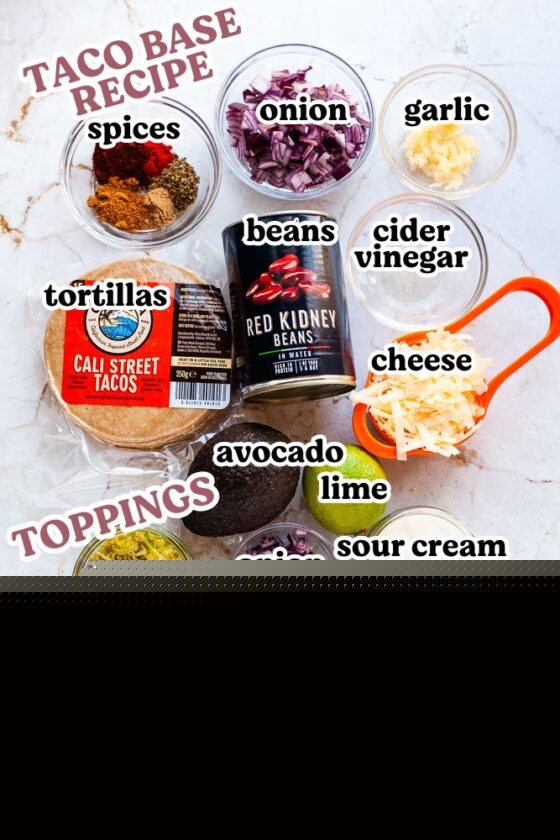 Cheesy Kidney Bean Tacos Quick & Easy! Happy Veggie Kitchen