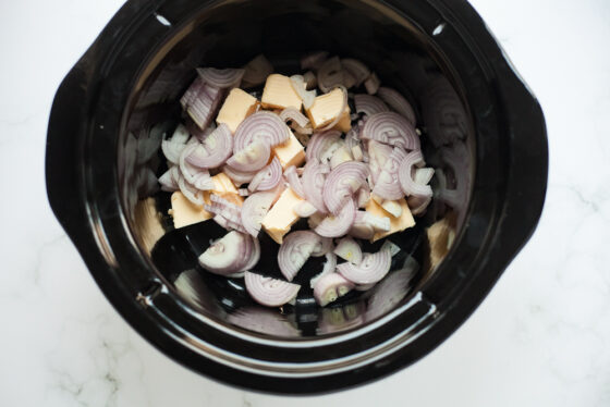 Slow Cooker Mushroom Risotto - Happy Veggie Kitchen