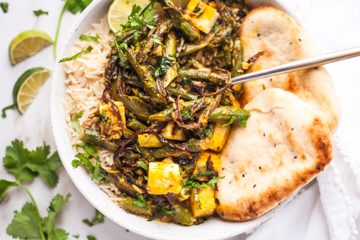 Roasted Asparagus Coconut Curry-image