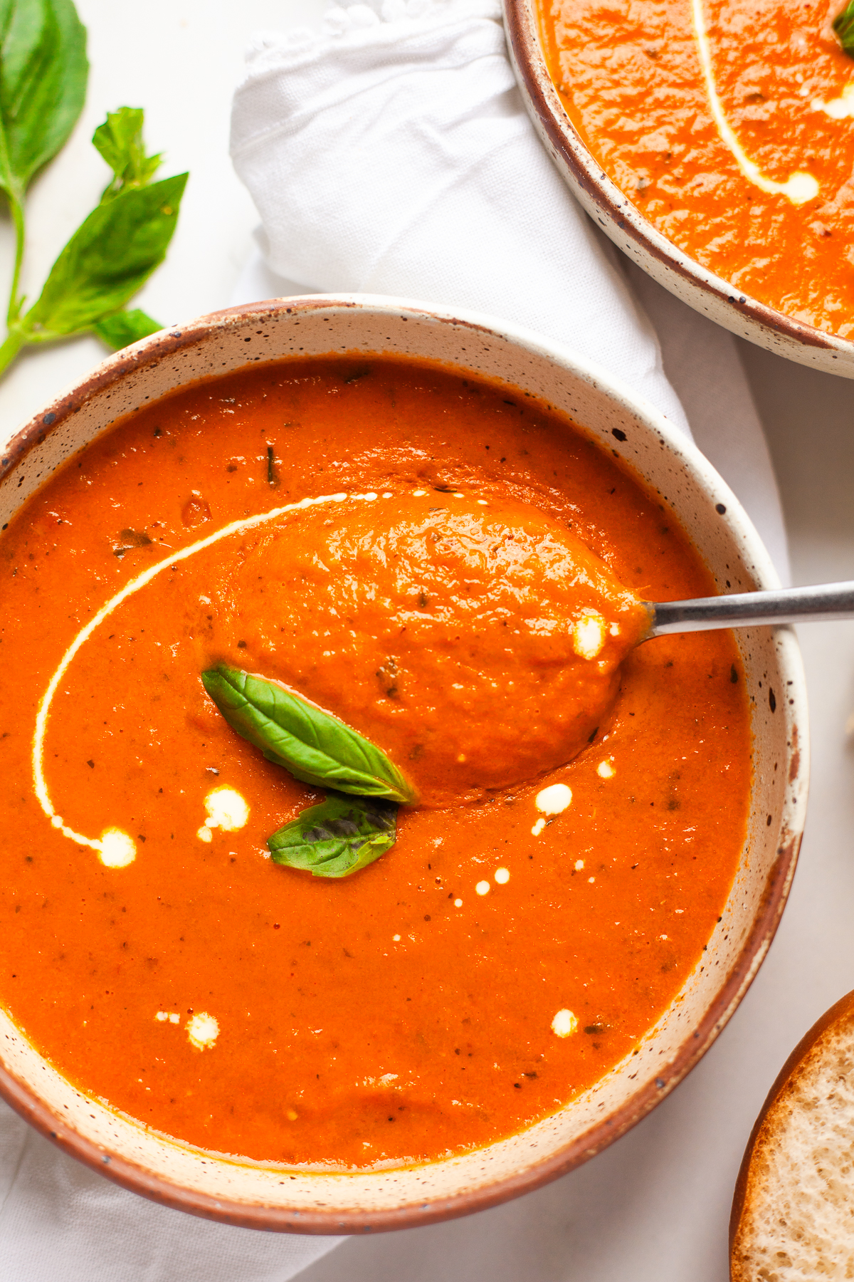 Creamy Roasted Heirloom Tomato Soup Happy Veggie Kitchen