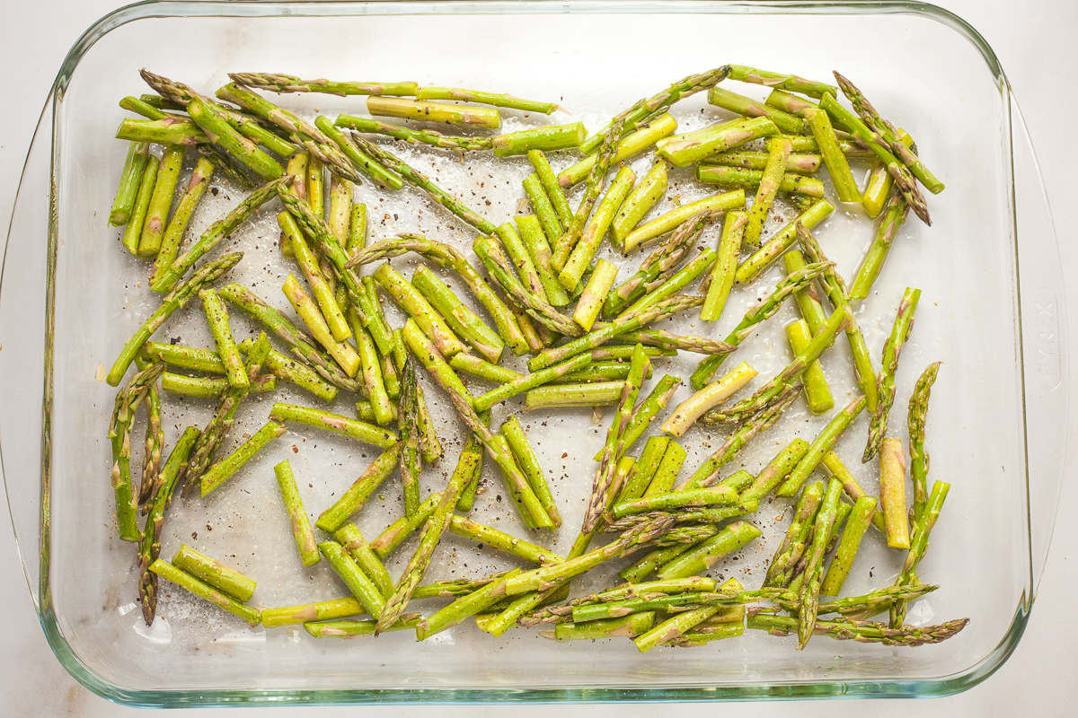 Roasted Asparagus and Cherry Tomato Pasta - Happy Veggie Kitchen