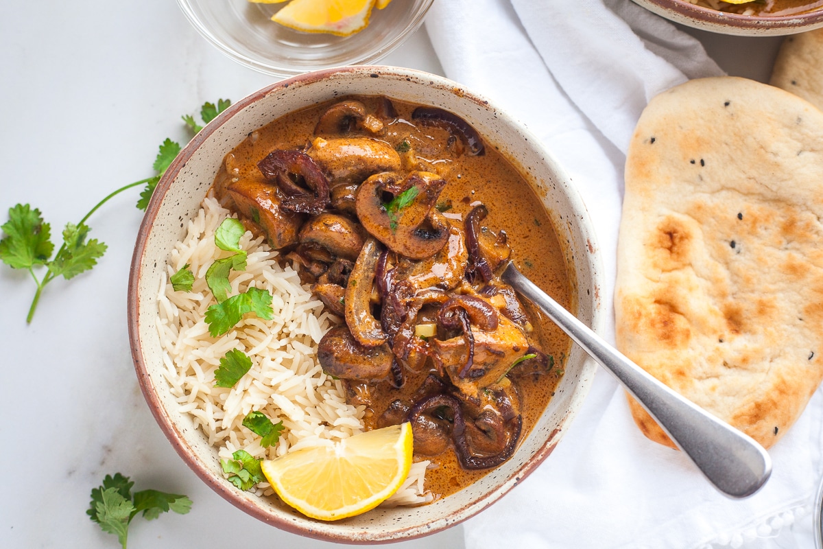 Creamy Mushroom Coconut Curry